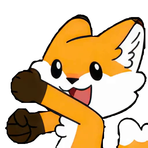🥳 Стикер «Vicksy Fox» для Telegram