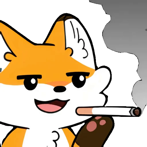 🚬 Стикер «Vicksy Fox» для Telegram