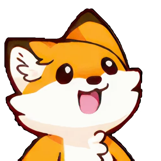 😀 Стикер «Vicksy Fox» для Telegram