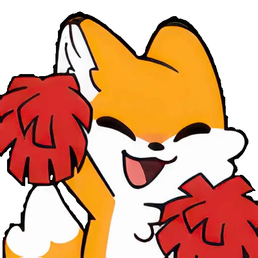 🥳 Стикер «Vicksy Fox» для Telegram