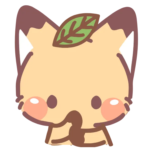 🍃 Эмодзи «foxes best friends forever» для Telegram