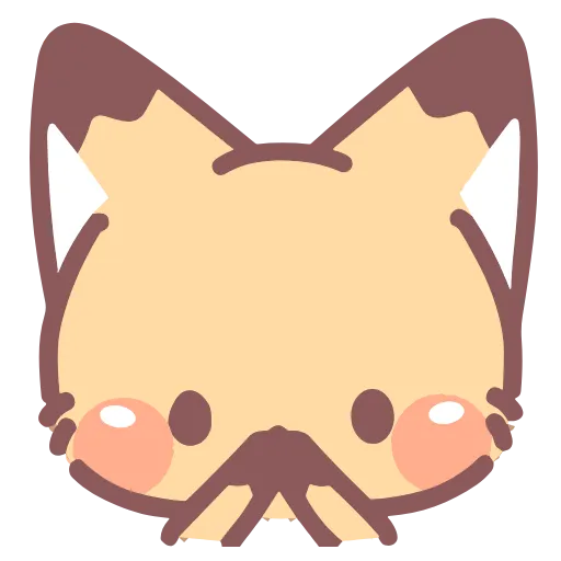 😶 Эмодзи «foxes best friends forever» для Telegram