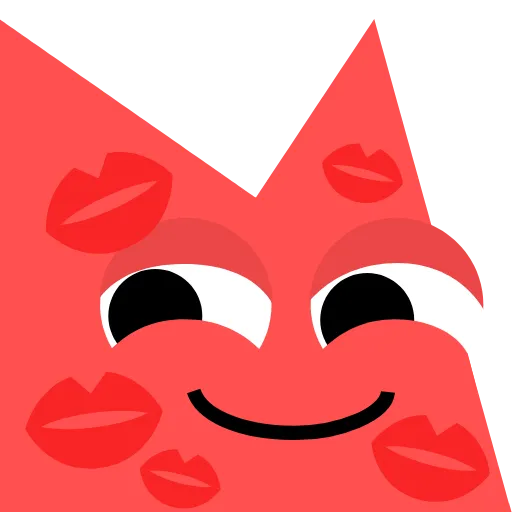 💋 Стикер «Фоксфорд» для Telegram