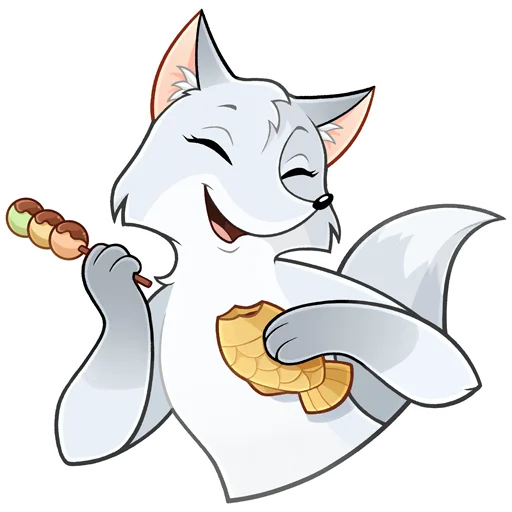 🍡 Стикер «Лисик» для Telegram