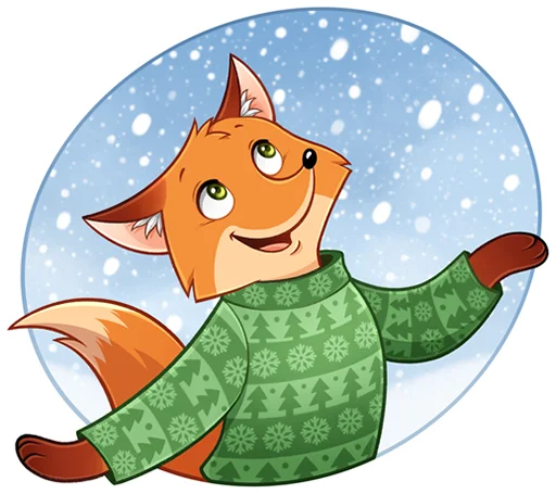 Стикерпак Лисик для Telegram