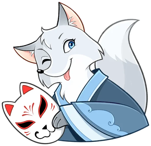 😉 Стикер «Лисик» для Telegram