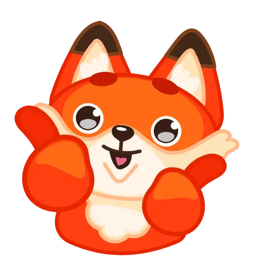 👍 Стикер «Fox» для Telegram