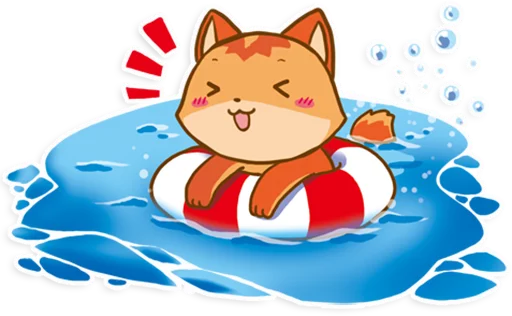 🏊 Стикер «foxmosa» для Telegram