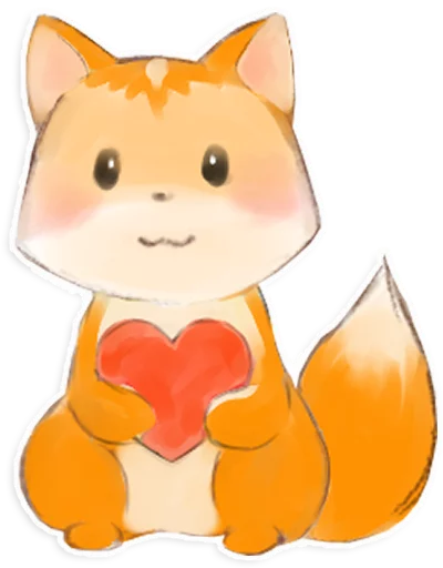 ❤️ Стикер «foxmosa» для Telegram