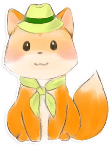 👒 Стикер «foxmosa» для Telegram