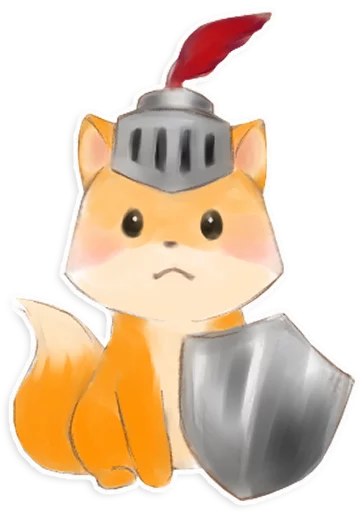 💂 Стикер «foxmosa» для Telegram