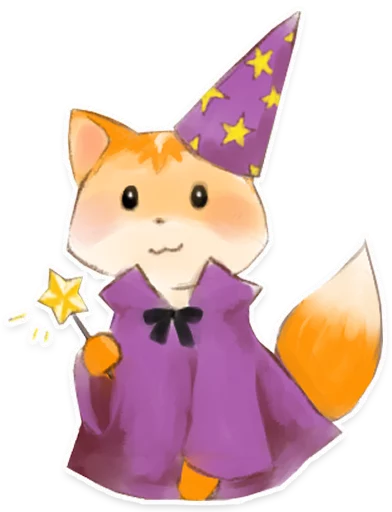 🔮 Стикер «foxmosa» для Telegram