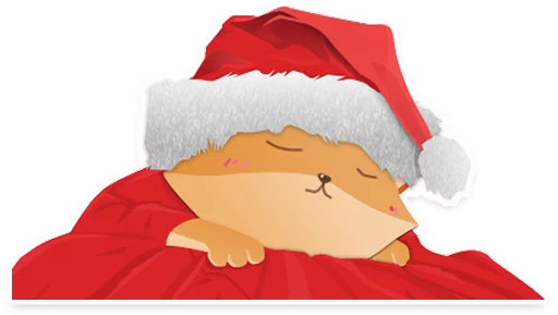 🤶 Стикер «foxmosa» для Telegram
