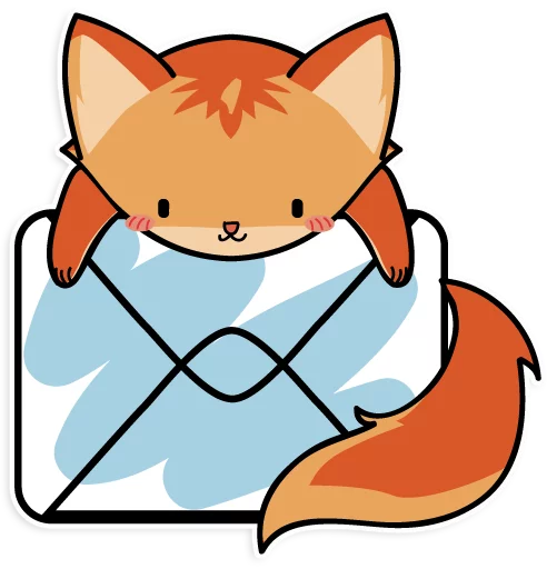 ✉️ Стикер «foxmosa» для Telegram