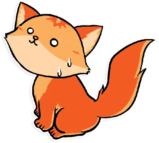 💦 Стикер «foxmosa» для Telegram