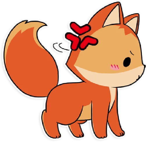 💢 Стикер «foxmosa» для Telegram