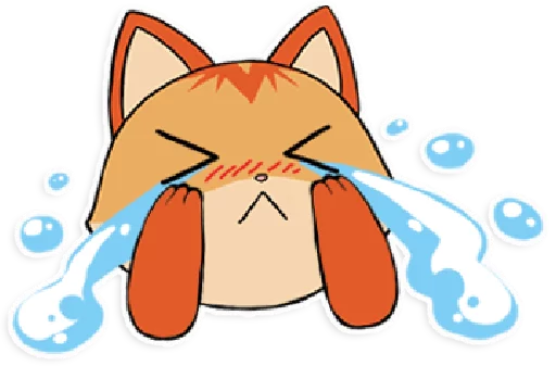 😭 Стикер «foxmosa» для Telegram