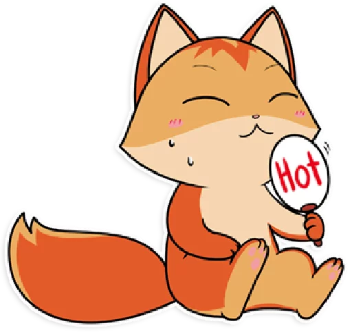 ☀️ Стикер «foxmosa» для Telegram