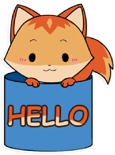 ☀️ Стикер «foxmosa» для Telegram