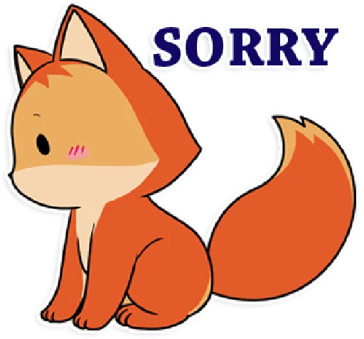 😞 Стикер «foxmosa» для Telegram
