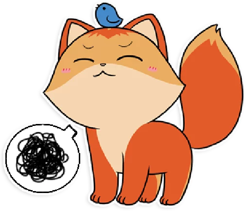 😐 Стикер «foxmosa» для Telegram
