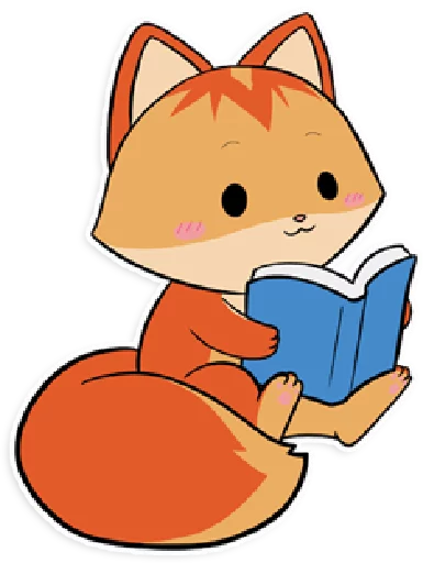 📖 Стикер «foxmosa» для Telegram