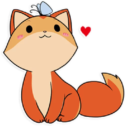 ❤️ Стикер «foxmosa» для Telegram