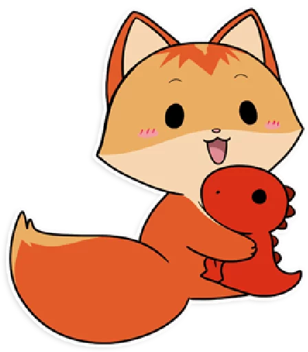 🐻 Стикер «foxmosa» для Telegram