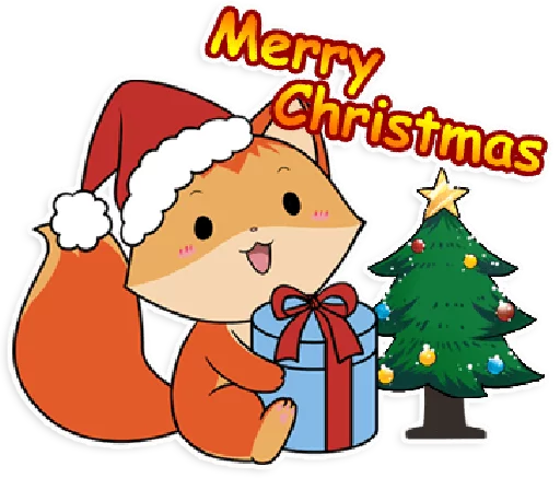 🎄 Стикер «foxmosa» для Telegram