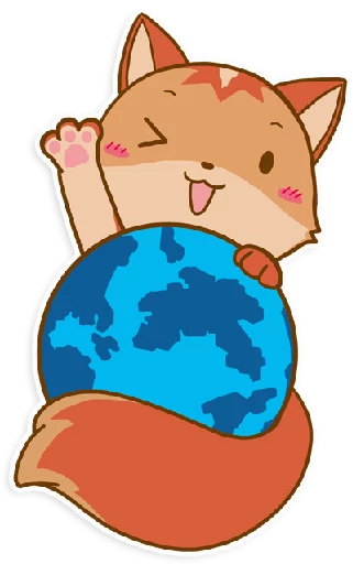 👋 Стикер «foxmosa» для Telegram