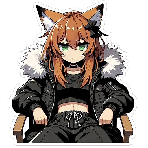 Стикер 7 Fox Nika