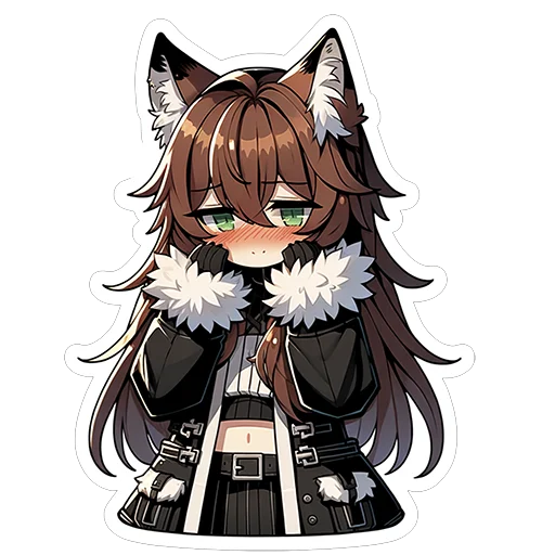 Стикер 8 Fox Nika