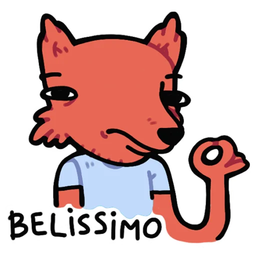👌 Стикер «Лис программист» для Telegram