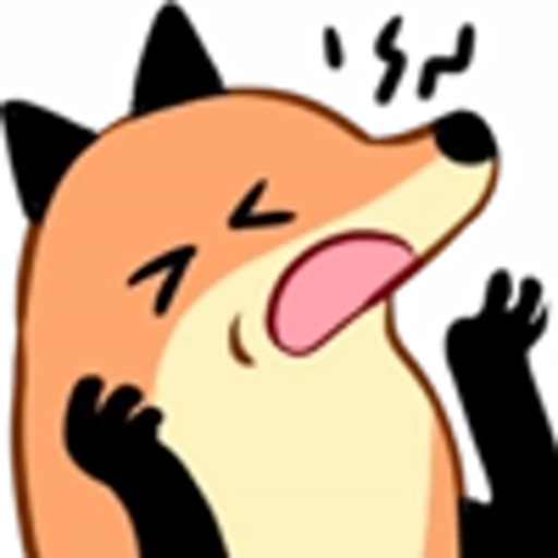 😫 Эмодзи «Fox Set Emoji» для Telegram
