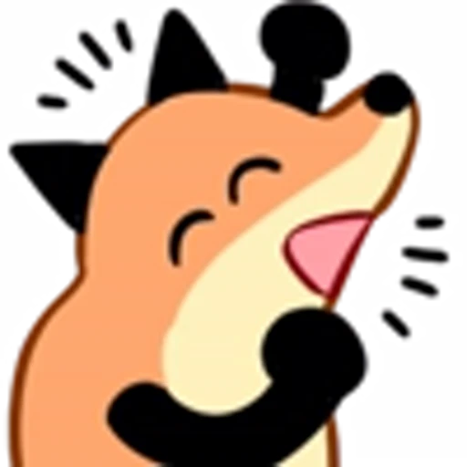 😆 Эмодзи «Fox Set Emoji» для Telegram