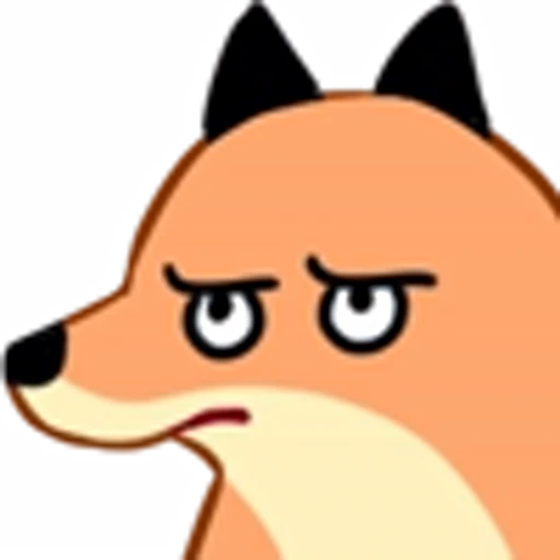 😑 Эмодзи «Fox Set Emoji» для Telegram