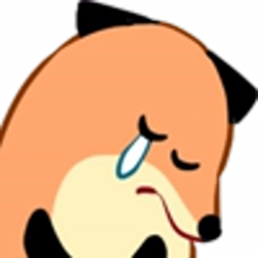😞 Эмодзи «Fox Set Emoji» для Telegram