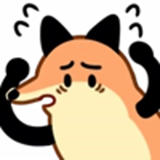 😨 Эмодзи «Fox Set Emoji» для Telegram