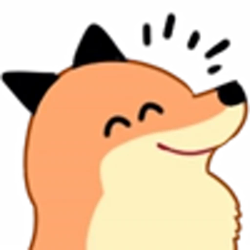😊 Эмодзи «Fox Set Emoji» для Telegram