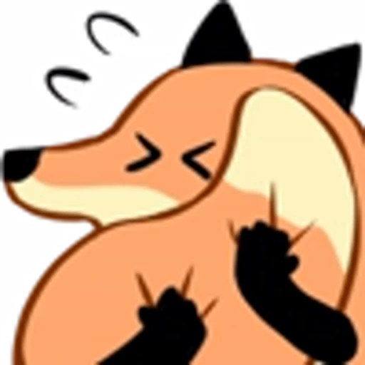 😖 Эмодзи «Fox Set Emoji» для Telegram