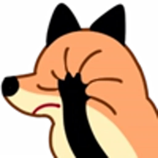 😬 Эмодзи «Fox Set Emoji» для Telegram