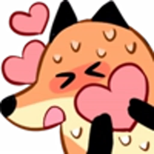 🤗 Эмодзи «Fox Set Emoji» для Telegram