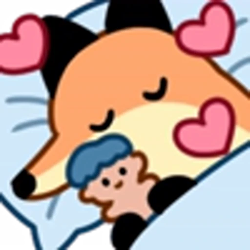 🛏 Эмодзи «Fox Set Emoji» для Telegram