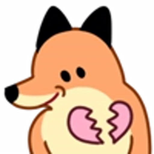 💔 Эмодзи «Fox Set Emoji» для Telegram