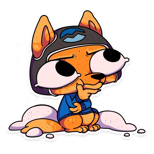 🤔 Стикер «foxsok» для Telegram