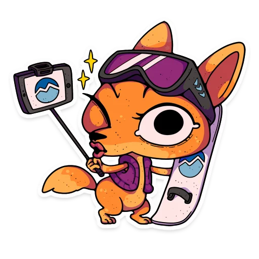 😘 Стикер «foxsok» для Telegram