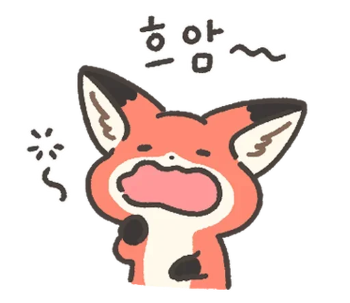 🥱 Стикер «Foxs» для Telegram