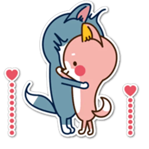 🦊 Стикер «Разное милое» для Telegram