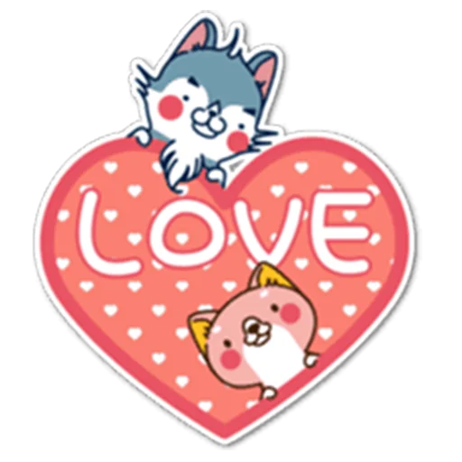 ❤️ Стикер «Разное милое» для Telegram