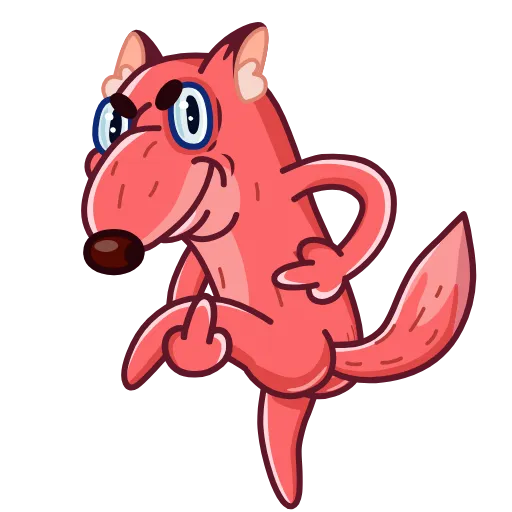 🖕 Стикер «Foxy Comrade» для Telegram